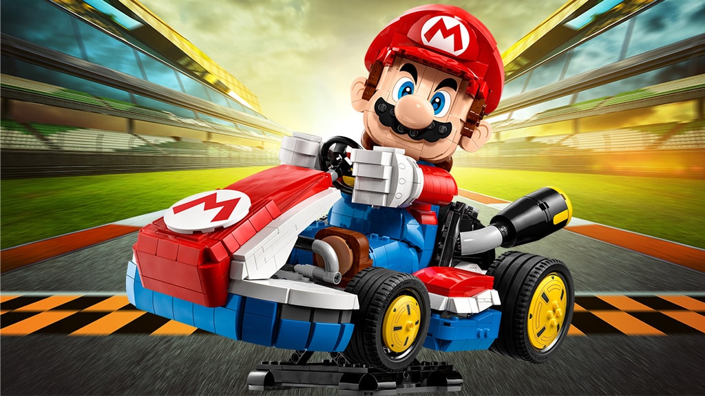 Rodiny si mohou postavit Maria a jeho gokart s touto novou sadou LEGO.