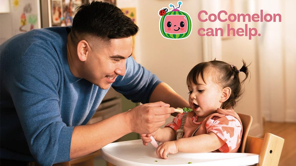 Nová reklamní kampaň ukazuje, jak může CoComelon snížit stres rodičů