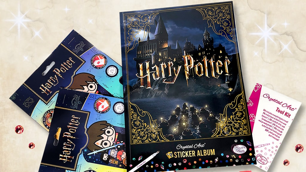 S Craft Buddy albem s nálepkami Harry Potter můžete vytvořit kouzelná umělecká díla