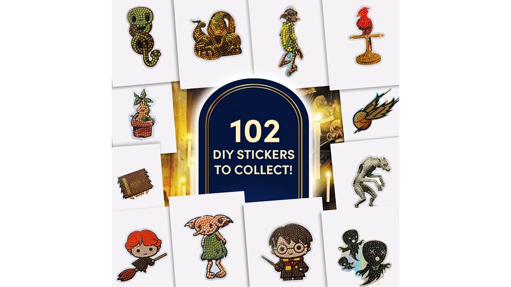 S Craft Buddy albem s nálepkami Harry Potter můžete vytvořit kouzelná umělecká díla
