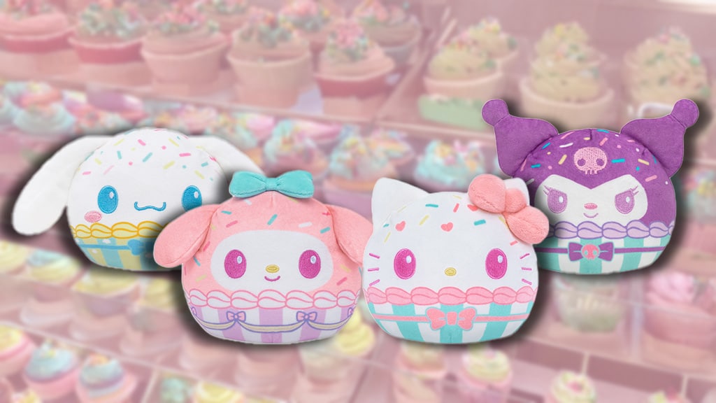 Plyšáci TeeTurtle Sanrio voňavé cupcaky jsou vyrobené s láskou.