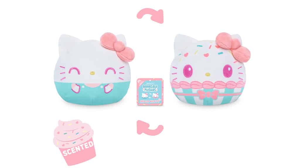 Plyšáci TeeTurtle Sanrio voňavé cupcaky jsou vyrobené s láskou.