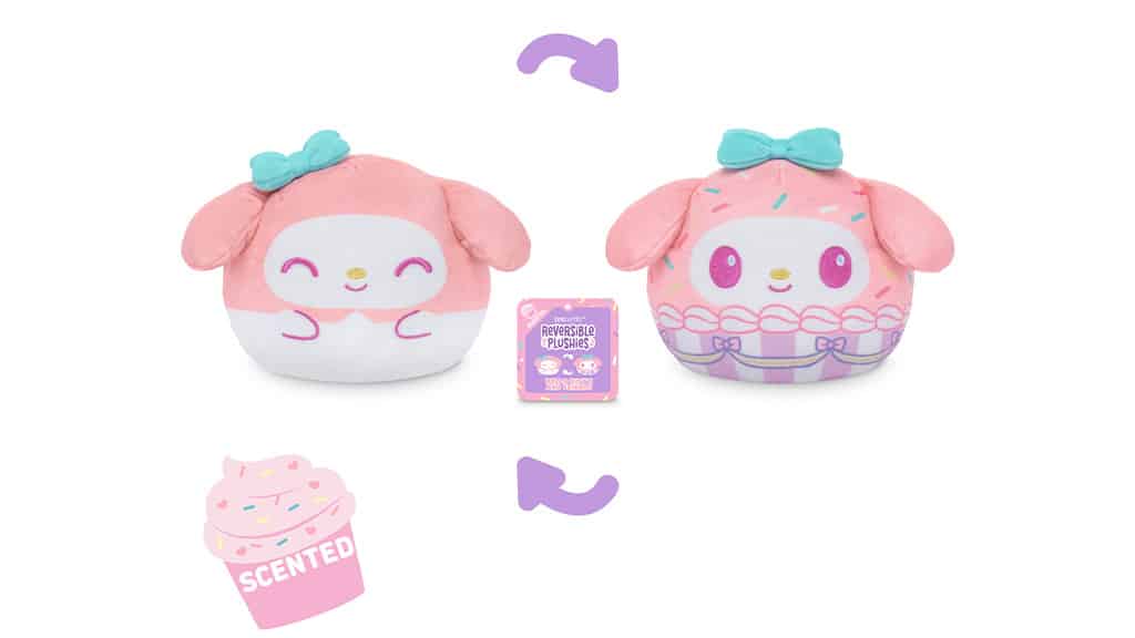 Plyšáci TeeTurtle Sanrio voňavé cupcaky jsou vyrobené s láskou.