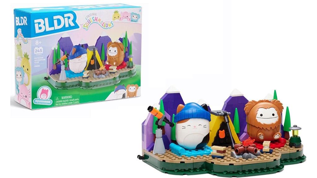 Jazwares BLDR Squishmallows Venkovní dobrodružný klub Stavebnice