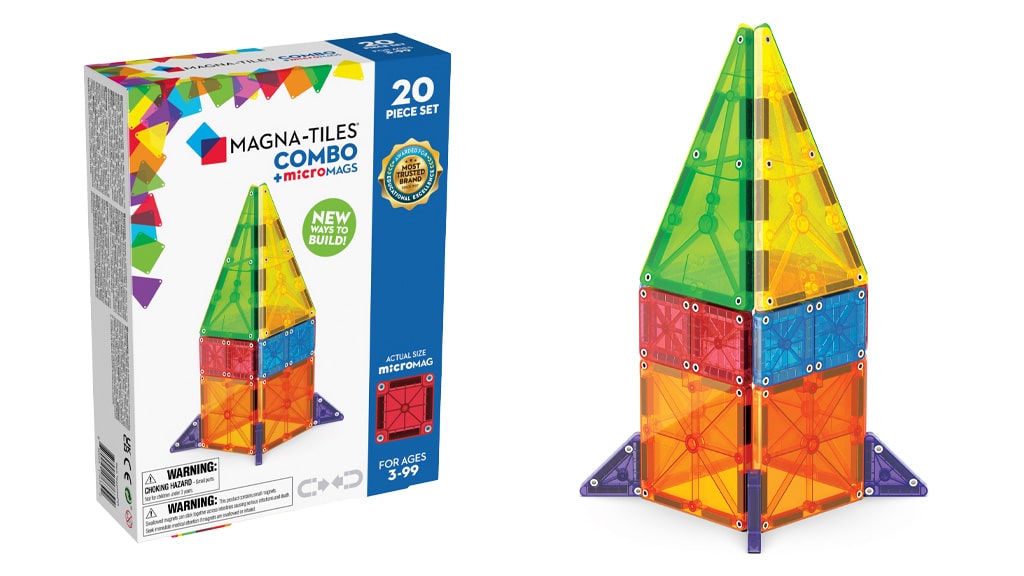MAGNA-TILES® Kombinovaná sada 20 kusů