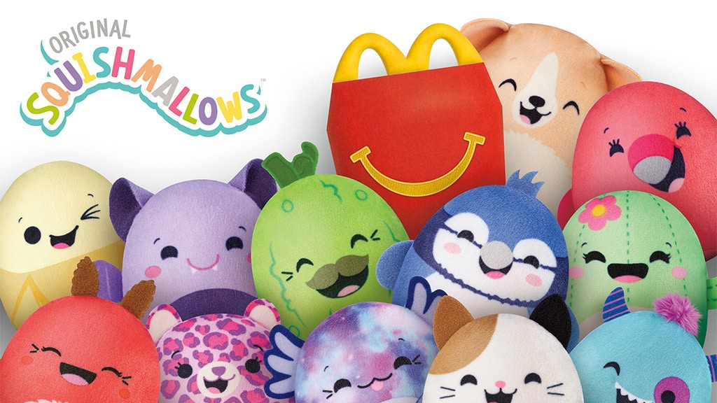 Squishmallows Happy Mealy se vrací