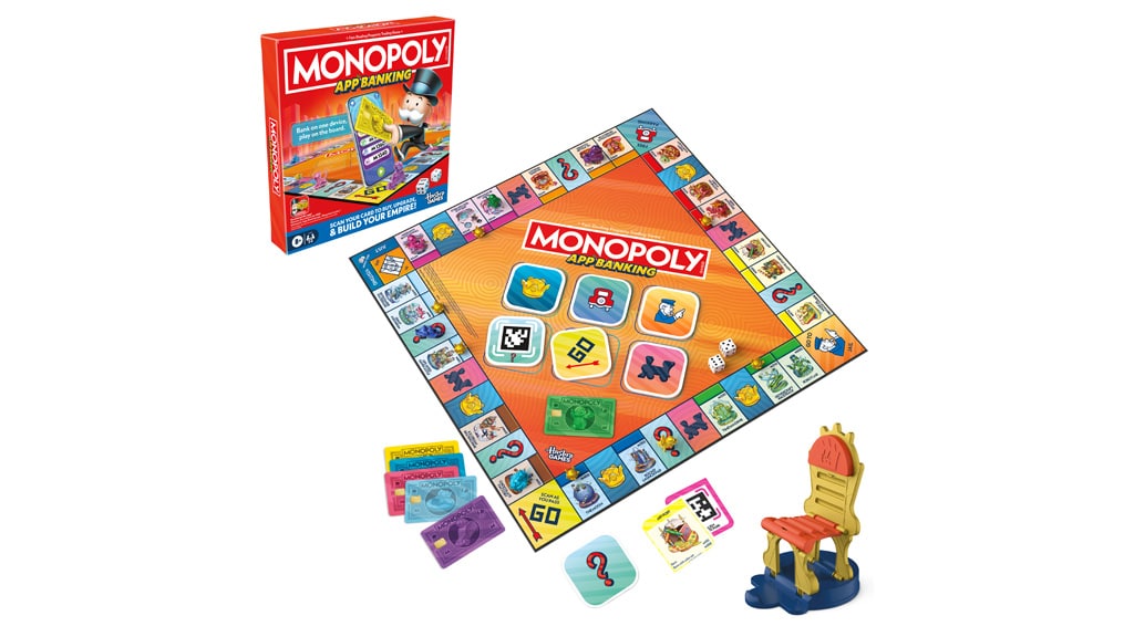 Peníze v Monopoly se stávají virtuálními s novou společenskou hrou od Hasbro