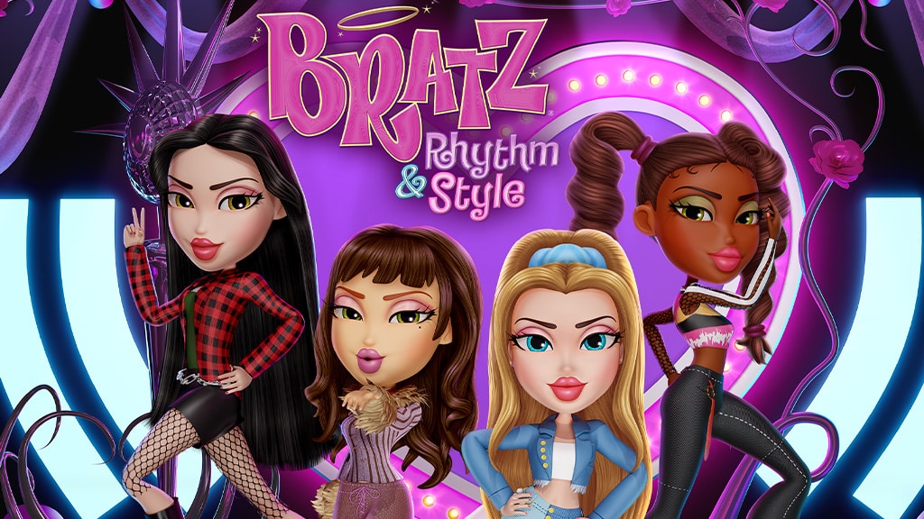 Hráči mohou předvést své stylové pohyby ve hře Bratz: Rhythm & Style