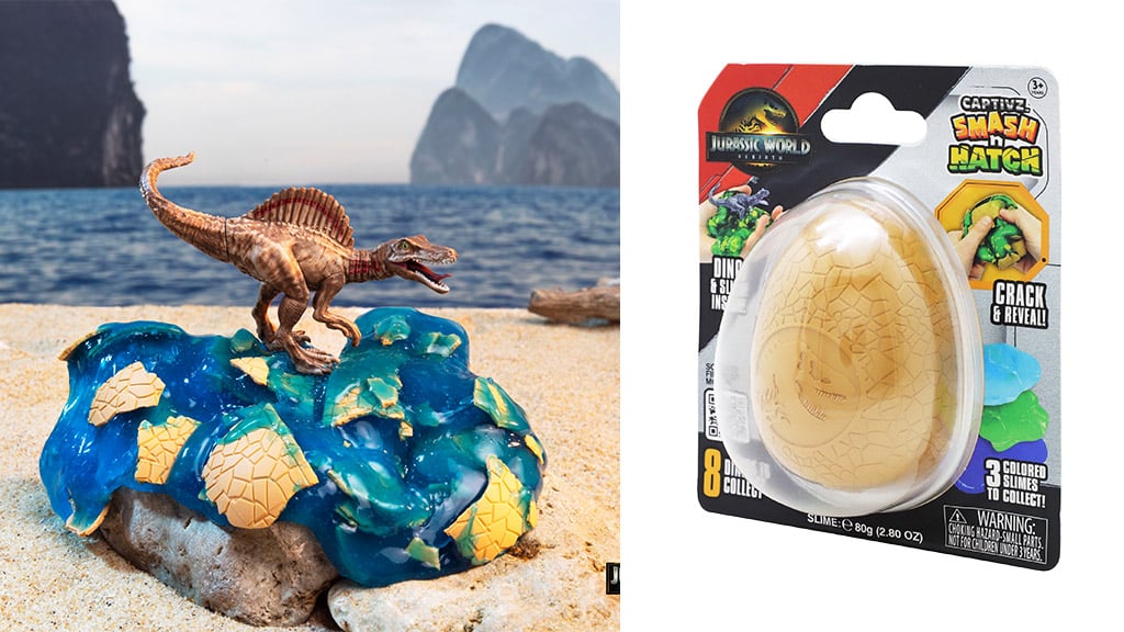 Děti si mohou vylíhnout své vlastní dinosaury s hračkami ToyMonster Jurassic World Reborn