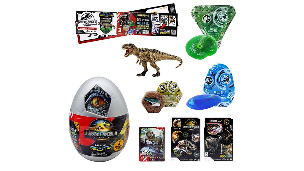 Děti si mohou vylíhnout své vlastní dinosaury s hračkami ToyMonster Jurassic World Reborn