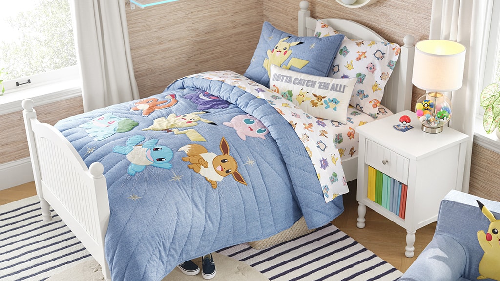 Pottery Barn Kids představuje novou kolekci Pokémon