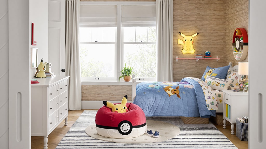 Pottery Barn Kids představuje novou kolekci Pokémon