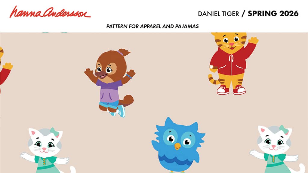 Blížící se kolekce oblečení Daniel Tigera od Hanna Andersson slibuje vzrušení