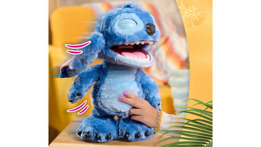 Nová interaktivní plyšová hračka Stitch od Just Play slibuje mimozemské dobrodružství
