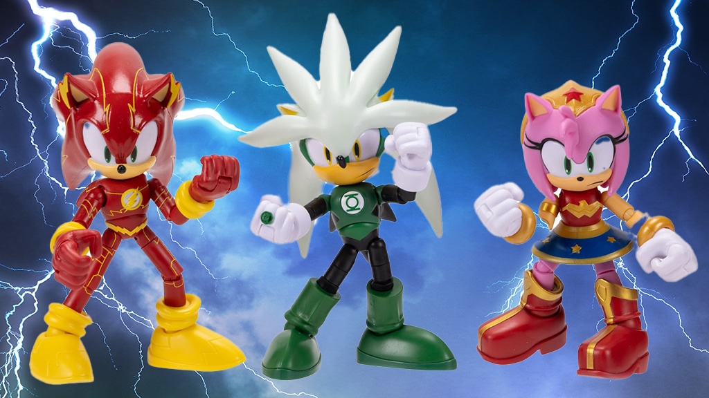 DC Comics a Ježek Sonic spojili síly pro úžasnou novou kolekci figurek