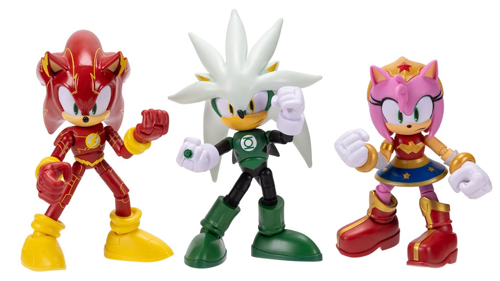 DC Comics a Ježek Sonic spojili síly pro úžasnou novou kolekci figurek