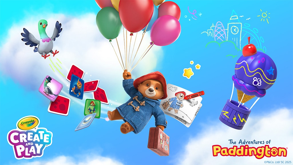 Paddington vyráží na letní dovolenou v aplikaci Crayola Create and Play+