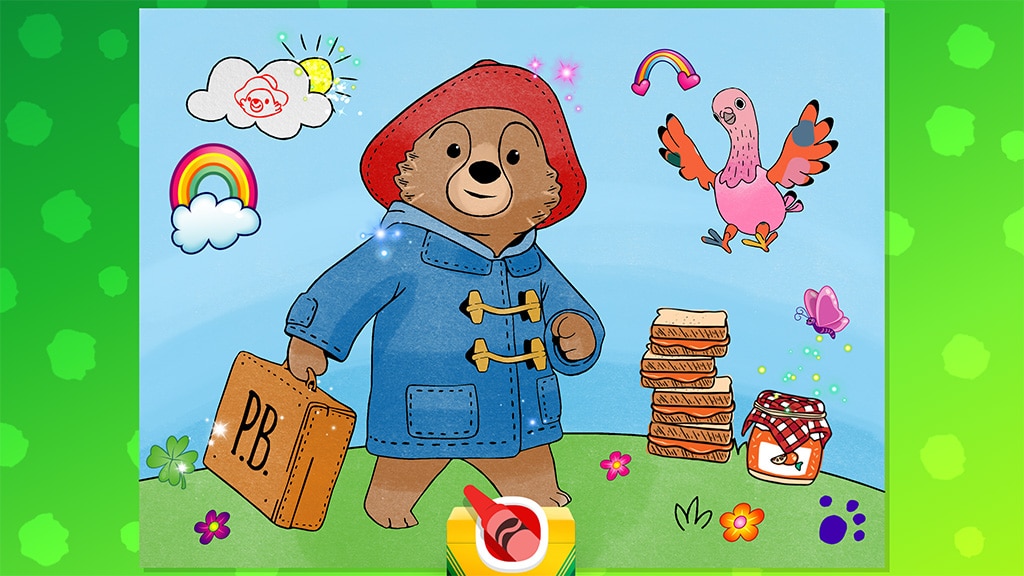 Paddington vyráží na letní dovolenou v aplikaci Crayola Create and Play+