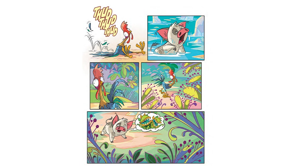 Děti mohou objevovat, co leží za hranicemi s komiksem Papercutz Vaiana 2