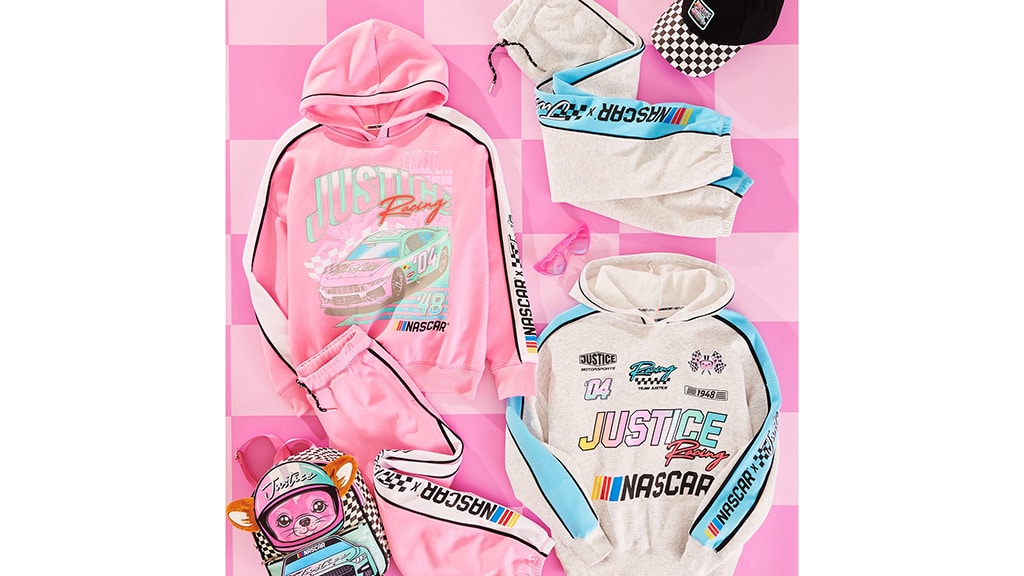Kolekce Justice NASCAR rychle přináší módu pro teenagery
