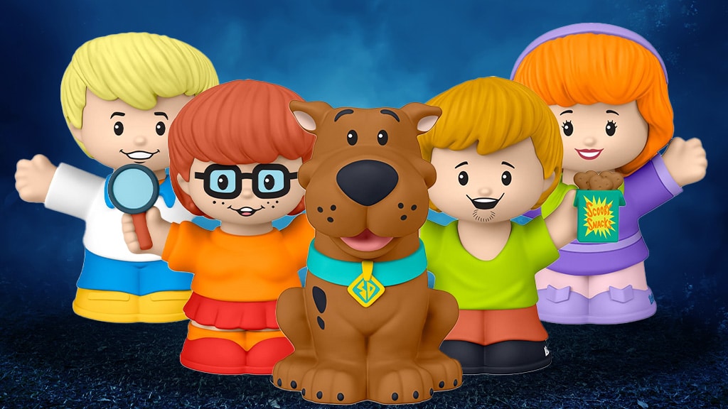 Tento sběratelský set Fisher-Price Scooby-Doo Little People je super skvělý