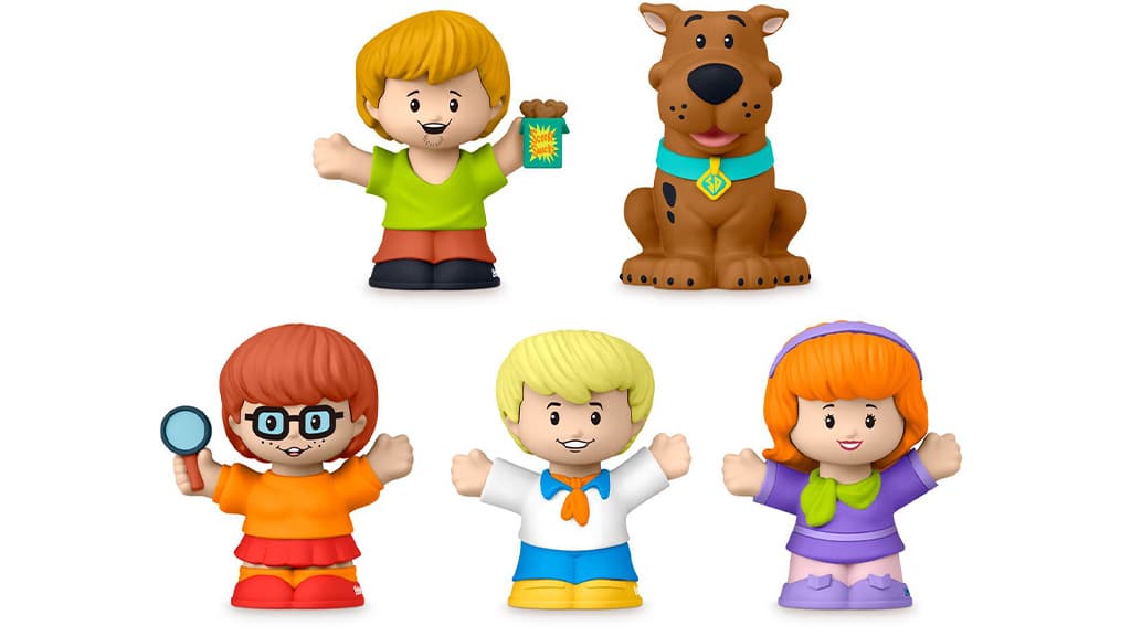 Tento sběratelský set Fisher-Price Scooby-Doo Little People je super skvělý