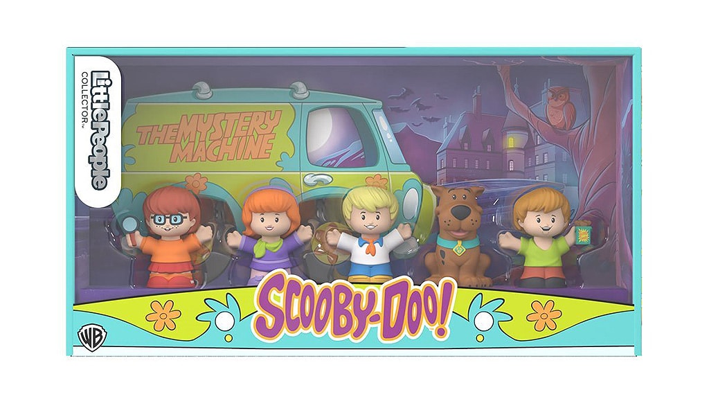 Tento sběratelský set Fisher-Price Scooby-Doo Little People je super skvělý
