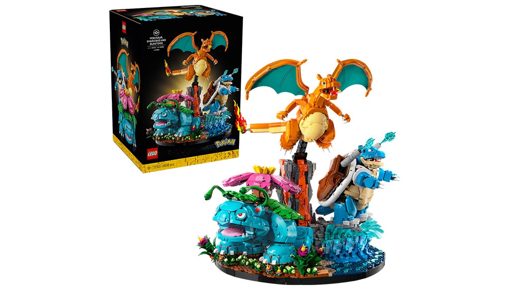 LEGO představilo nové Pokémon hry
