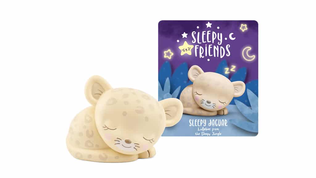 Tyto interaktivní hračky z kolekce Sleepy Jungle vytvářejí uklidňující atmosféru při usínání