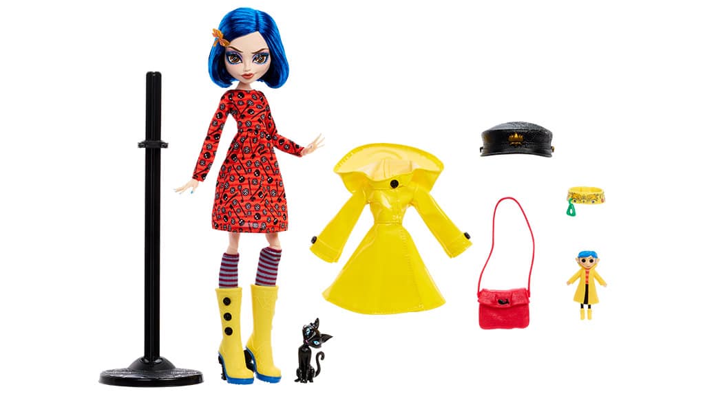 Monster High Coraline Skullector panenka je roztomilá jako knoflík.