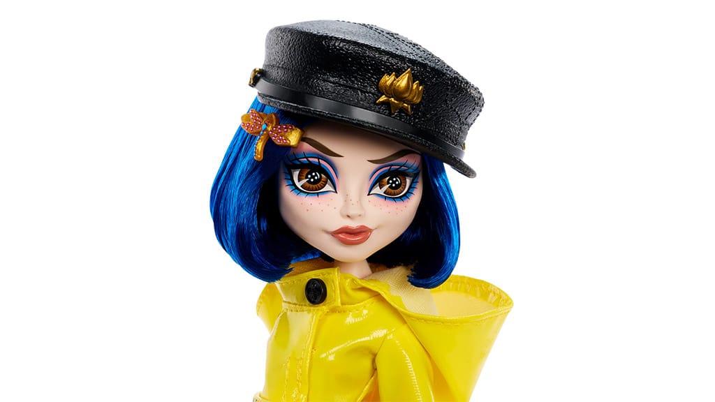 Monster High Coraline Skullector panenka je roztomilá jako knoflík.