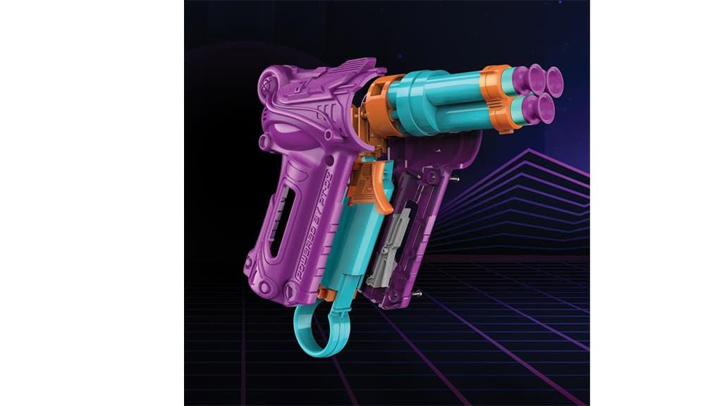 Prime Time Toys Dart Zone Sestav si svůj vlastní tříhlavňový pěnový blaster