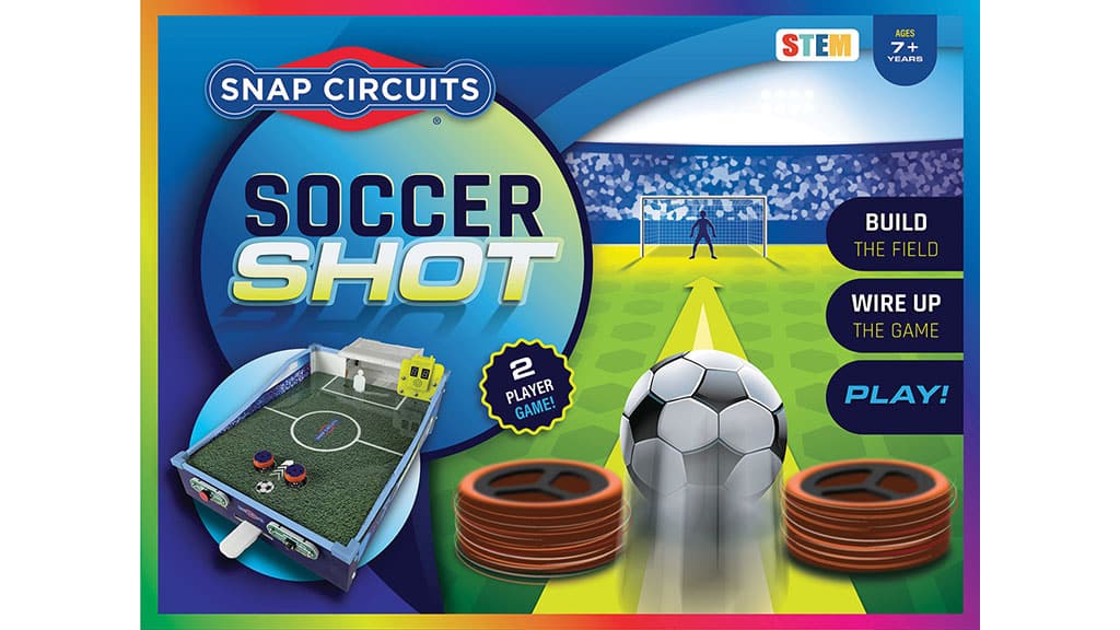 Udělej učení zábavné se STEM hrou Snap Circuits Soccer Shot