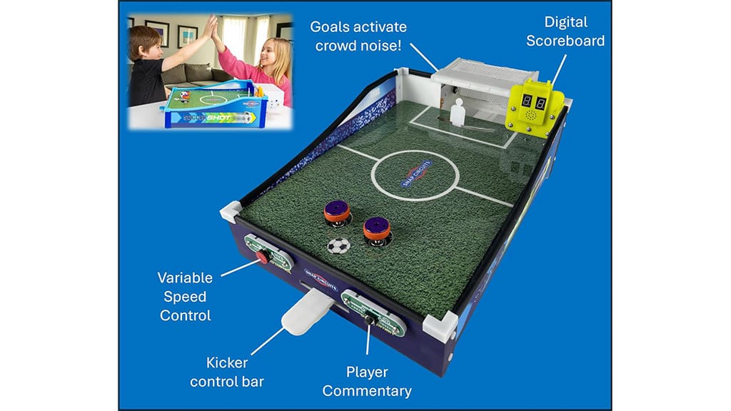 Udělej učení zábavné se STEM hrou Snap Circuits Soccer Shot