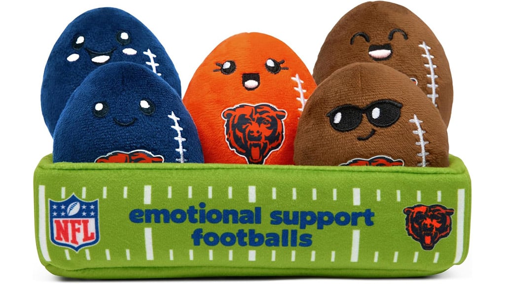 Podívej se na nové emocionální podpůrné plyšáky NFL od Relatable!