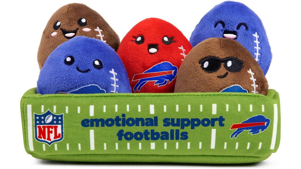 Podívej se na nové emocionální podpůrné plyšáky NFL od Relatable!