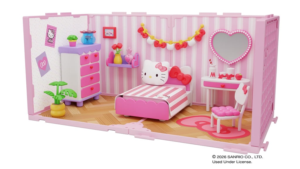 Goliath Sanrio představila sladkou kolekci doplňků figurky Hello Kitty