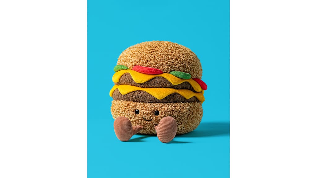Jellycat Diner přichází s plyšovou figurkou a jídelním lístkem