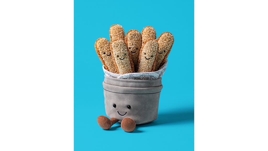 Jellycat Diner přichází s plyšovou figurkou a jídelním lístkem