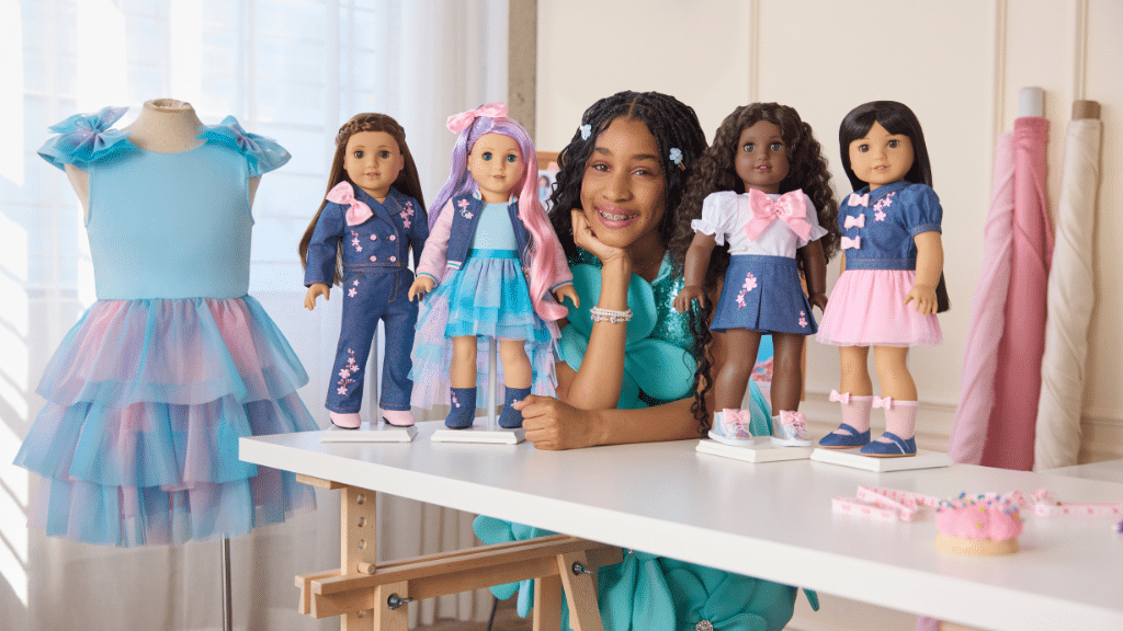 Díky oblečení pro panenky Brooke Sumpter budou panenky American Girl stylové