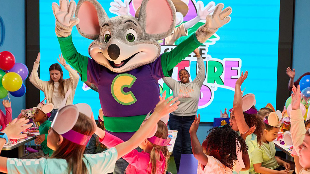 Super dobrodružství čekají ve světě Chuck E. Cheese