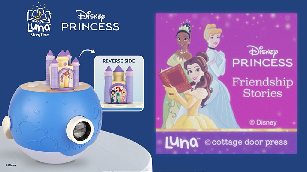 Zažij kouzlo Disney princezen s novou figurkou projektoru Luna!