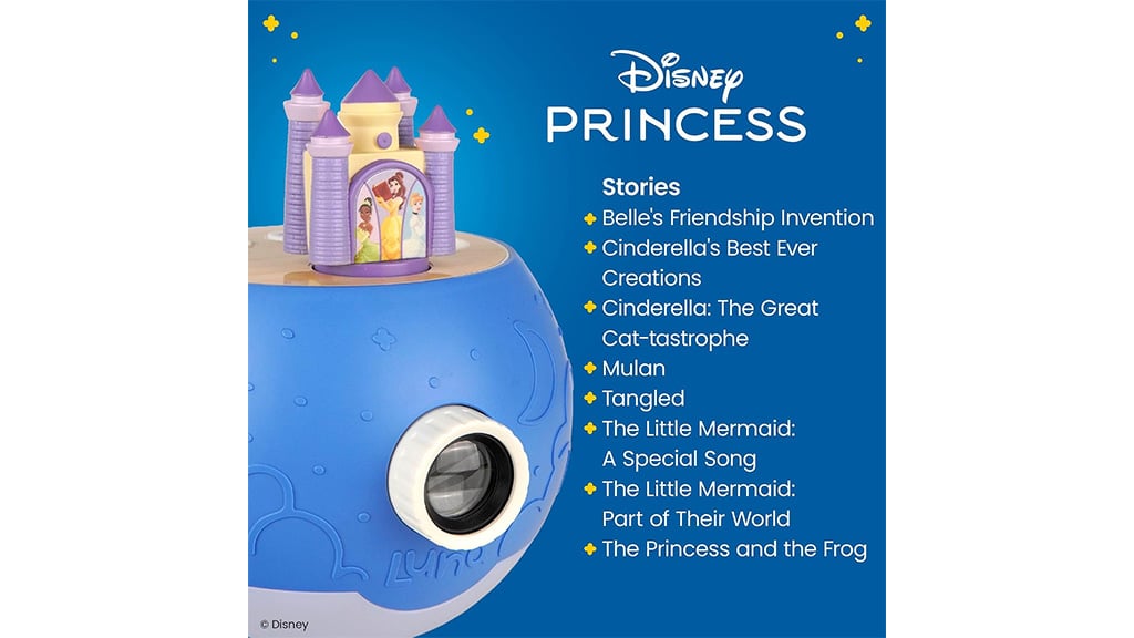 Zažij kouzlo Disney princezen s novou figurkou projektoru Luna!