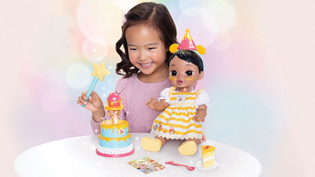 JAKKS Pacific Disney Darlings Kouzelné narozeninové překvapení Medvídek Pú