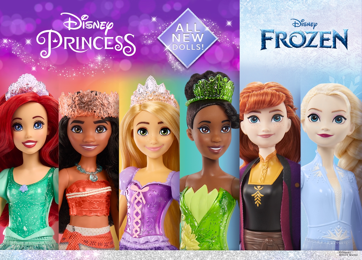 Dorazily nové Mattel Disney princezny!