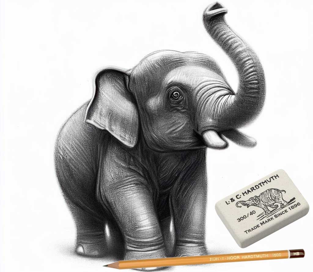 Vzrušující příběh gumy s motivem slona Koh-i-Noor