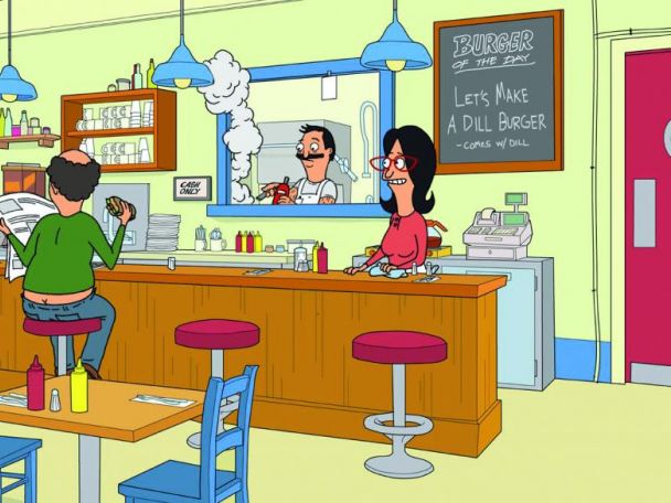 Hračky z restaurace Bob's Burgers