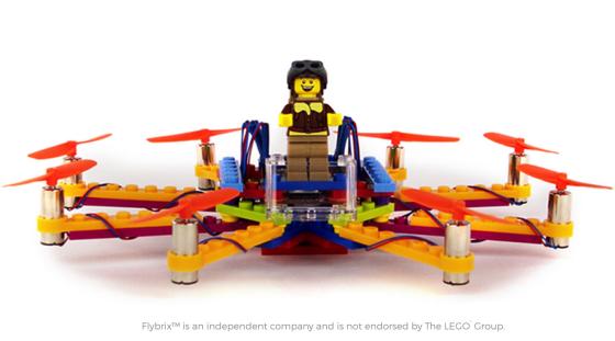 Flybrix: postav si vlastní dron z lego kostek