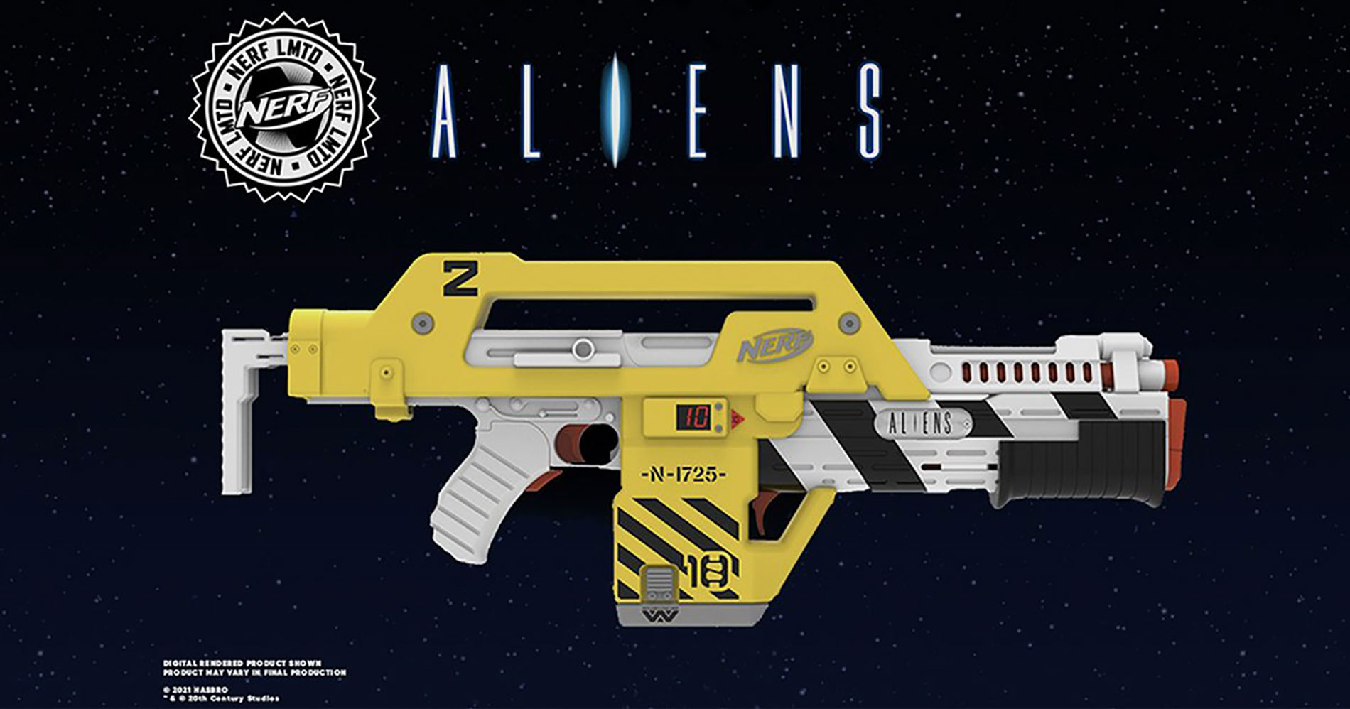 Nerf M41A pulzní zbraň k 35. výročí Aliens