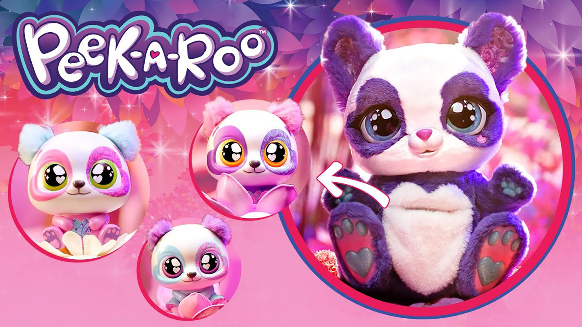 Peek-A-Roo interaktivní panda – klokánek